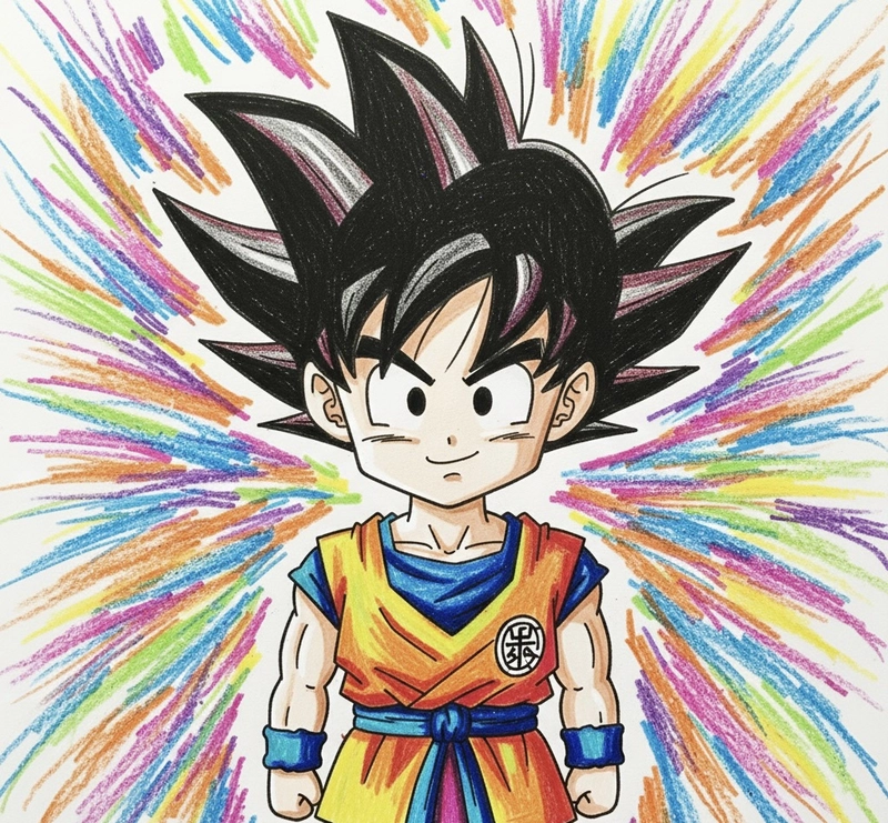songoku vẽ chì