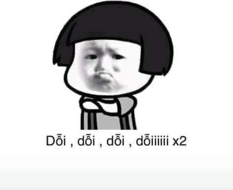 tấm ảnh meme giận nhìn muốn dỗ