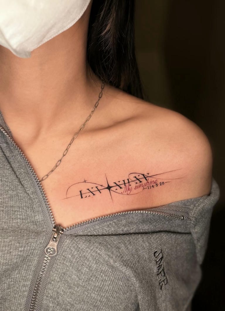tattoo số la mã mang dấu ấn cá nhân
