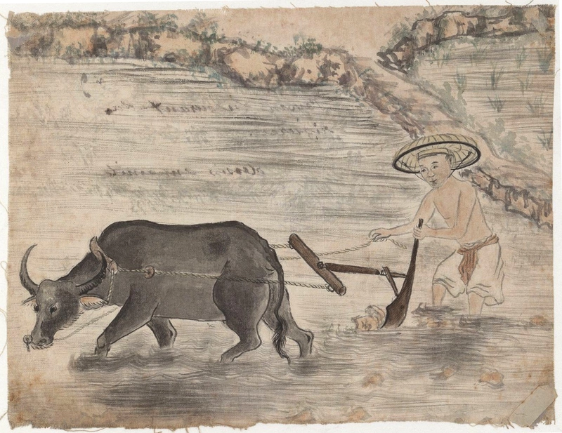tranh nghề nông nghệ thuật