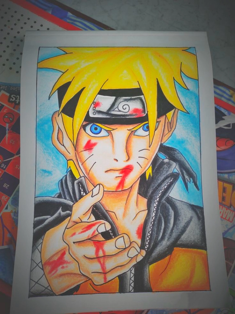 tranh vẽ naruto ngầu