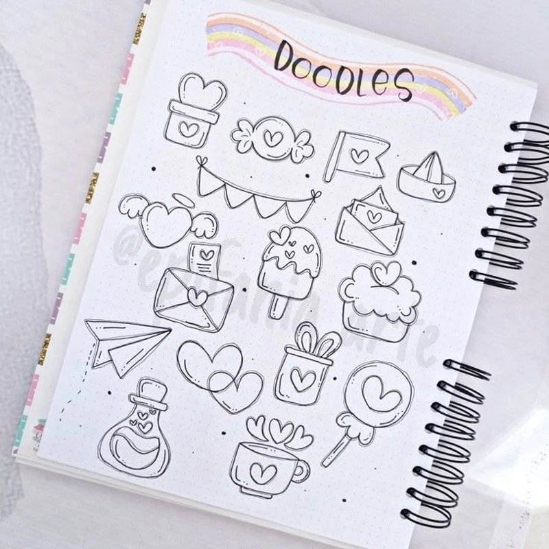 tranh vẽ tô mà hình ảnh cute đơn giản