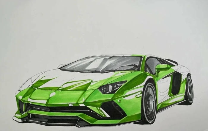 vẽ Lamborghini 3D