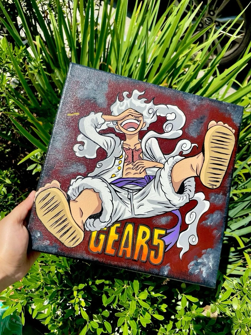 vẽ anime luffy gear 5