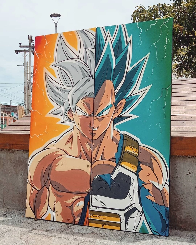 vẽ anime songoku