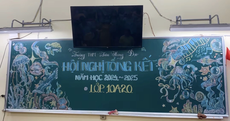 vẽ bảng tổng kết chủ đề đại dương