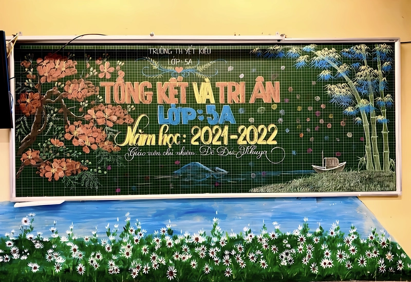 vẽ bảng tổng kết cuối năm học