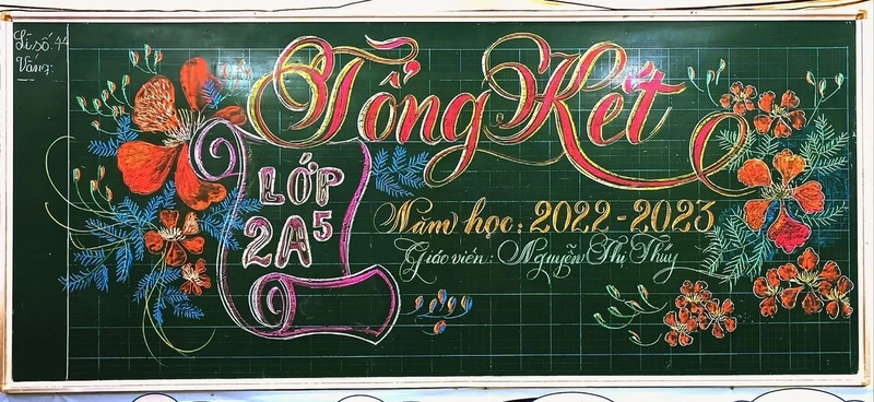 vẽ bảng tổng kết đơn giản