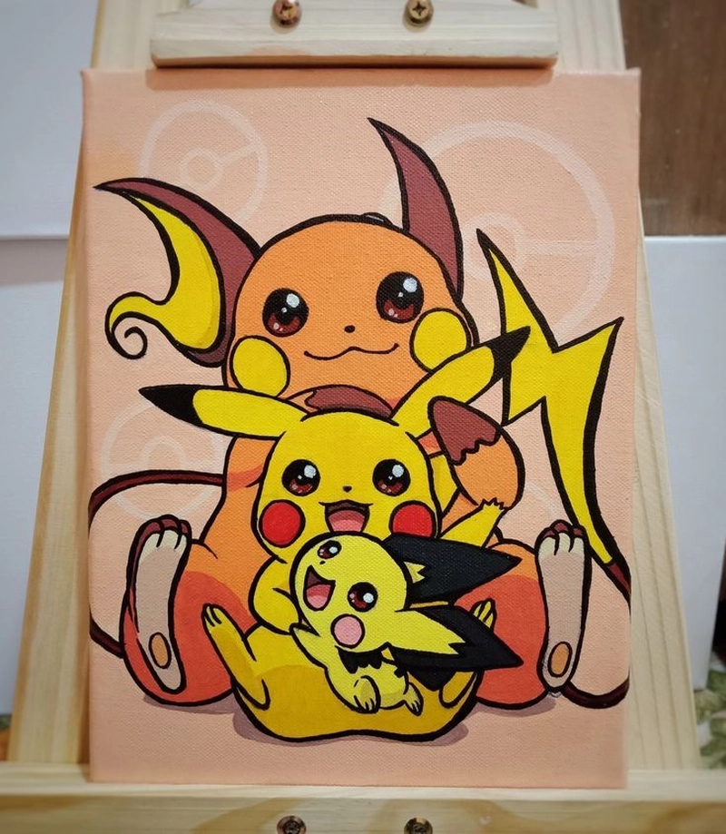 vẽ con pikachu