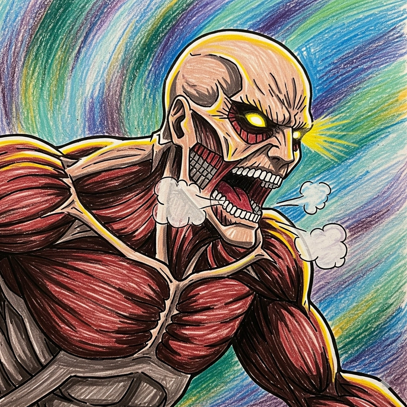 vẽ eren titan
