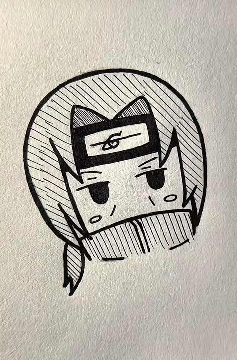 vẽ itachi dễ