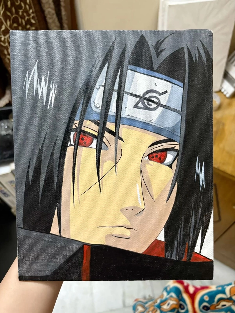 vẽ itachi uchiha