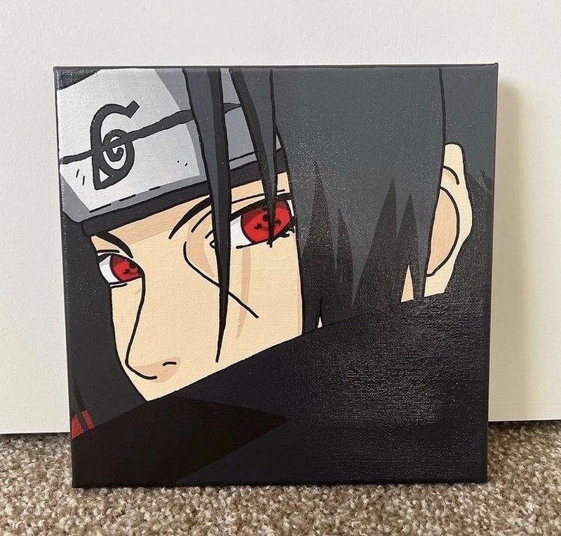 vẽ itachi uchiha