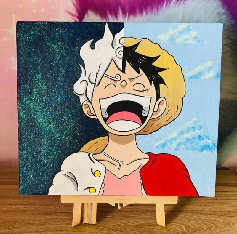 vẽ luffy gear 5
