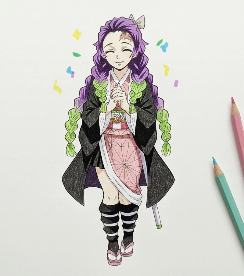 vẽ mitsuki