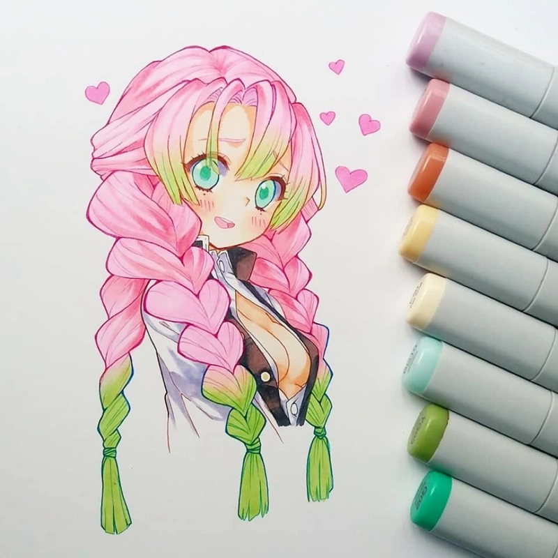 vẽ mitsuki