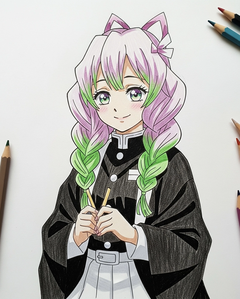 vẽ mitsuri anime