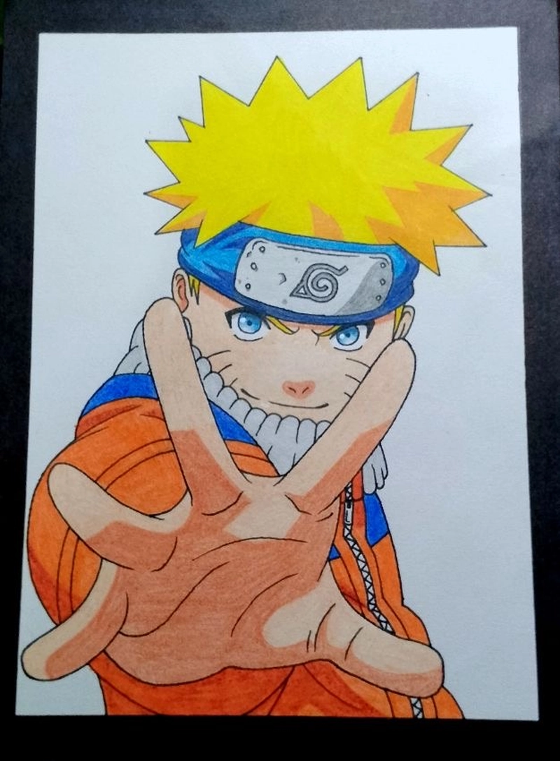 vẽ naruto cực dễ cho bé