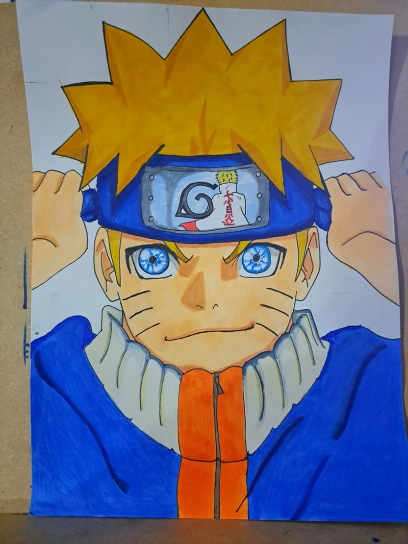 vẽ naruto cửu vĩ