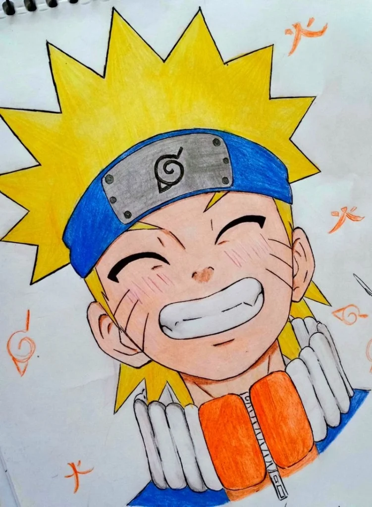vẽ naruto hài hước