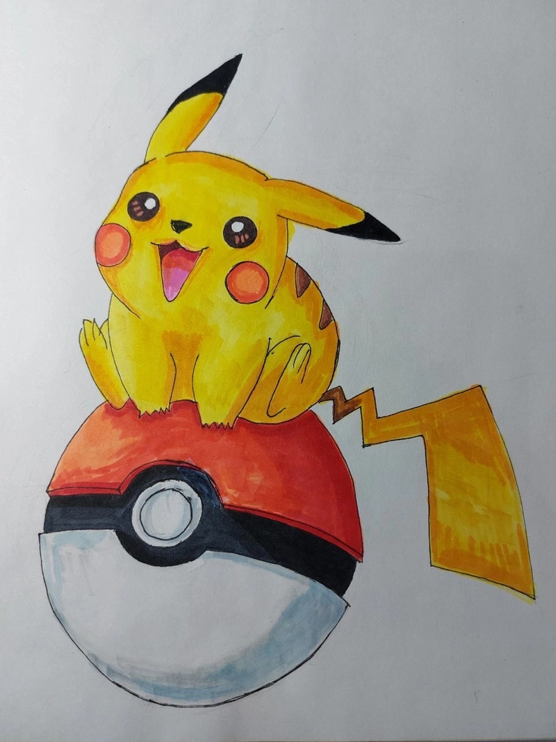 vẽ pikachu