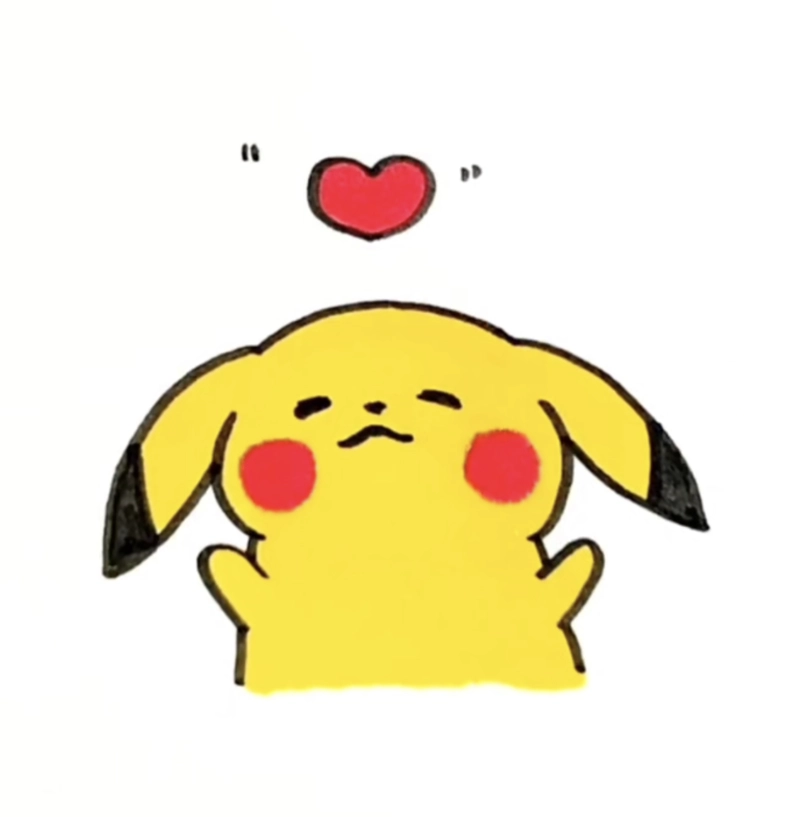 vẽ pikachu cute