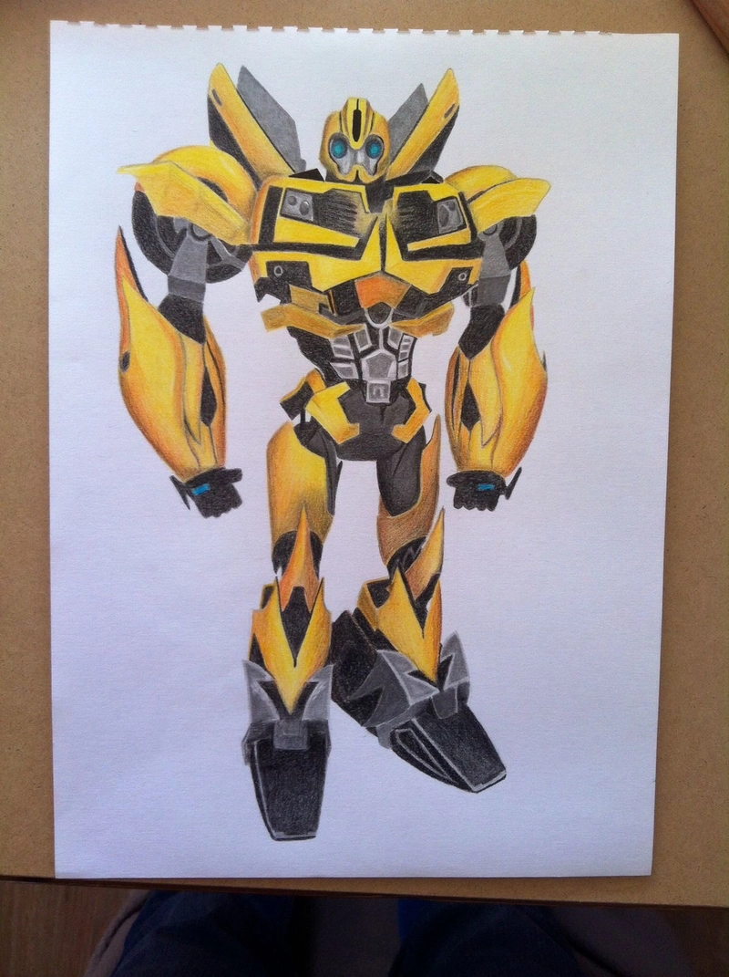 vẽ robot bumblebee