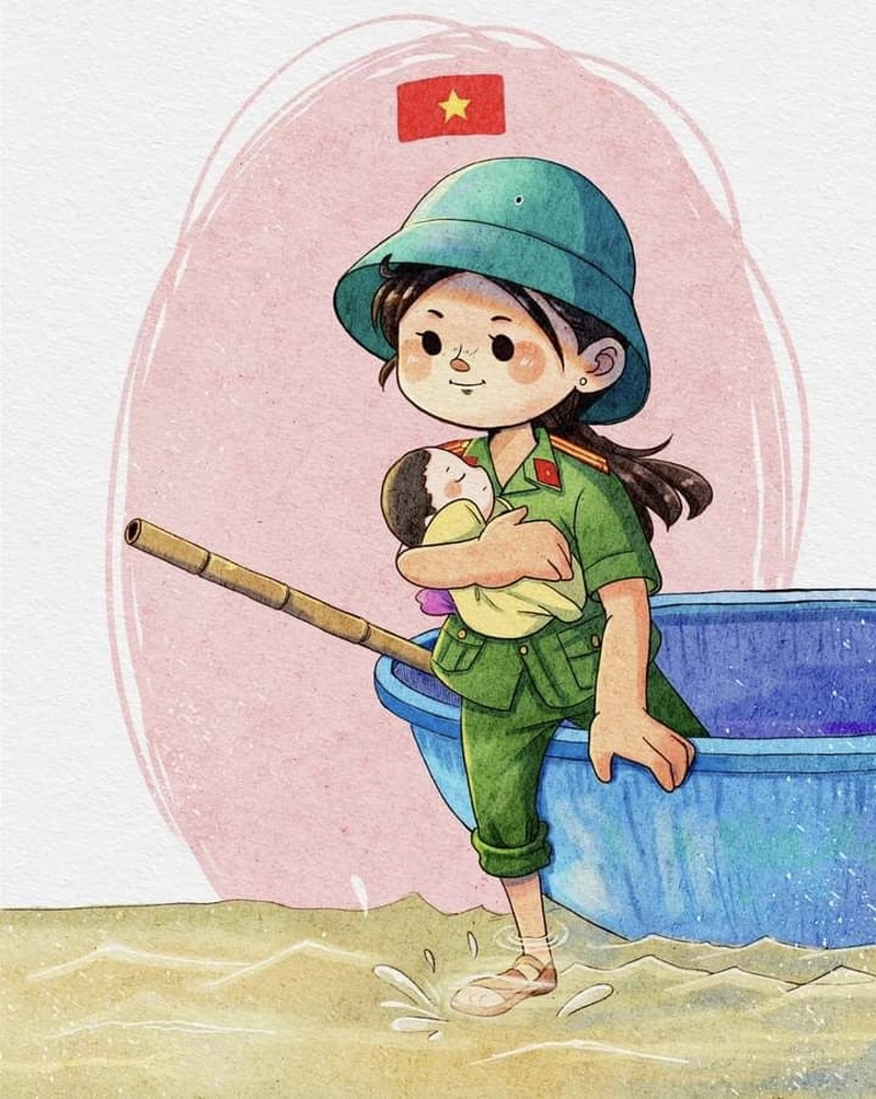 vẽ sắc màu tình nguyện