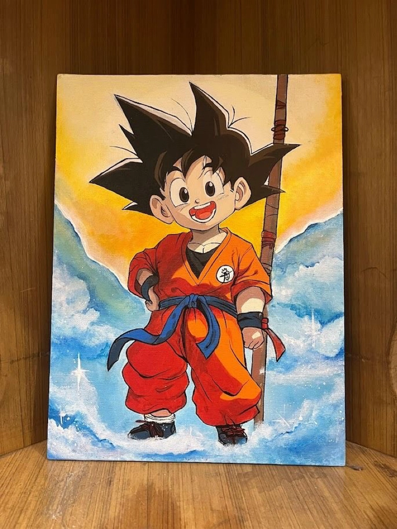 vẽ songoku cute
