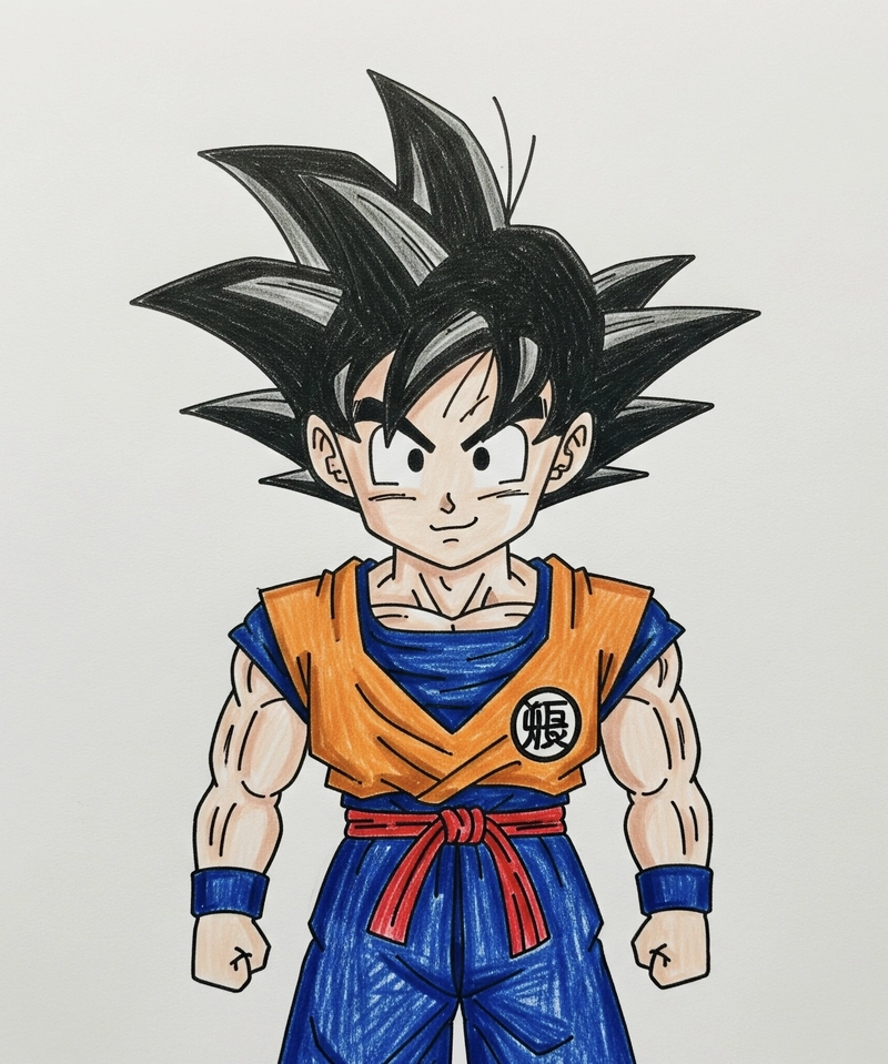 vẽ songoku dễ