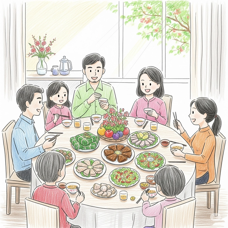 vẽ tranh ngày tết lớp 4 tàu xuân