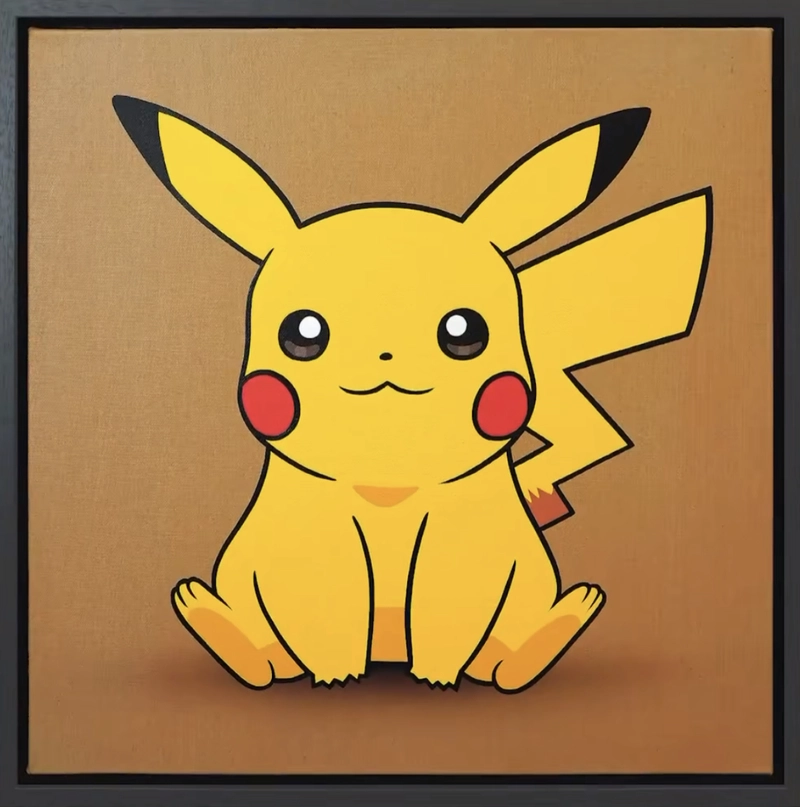 vẽ tranh pikachu dễ thương