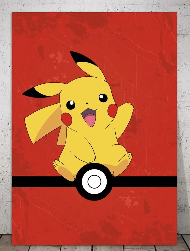 vẽ tranh pikachu