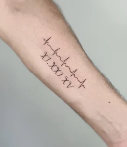 xăm ngày tháng năm sinh bằng số la mã