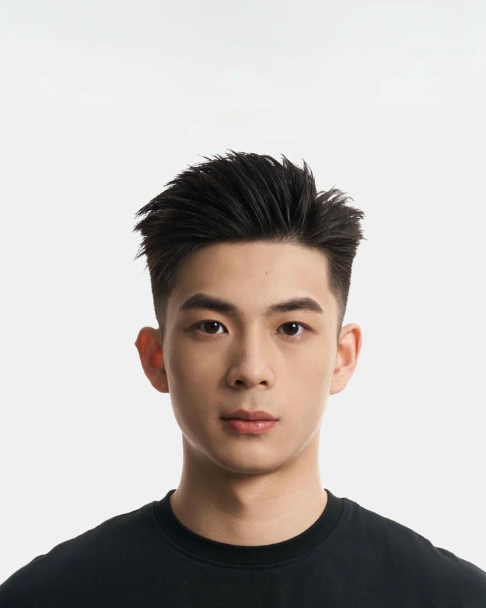 Tóc side part vuốt ngược cắt sát hai bên nam tính