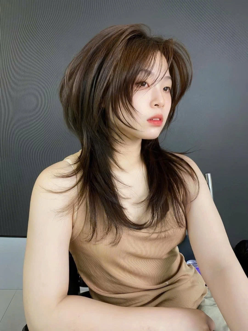 ảnh tóc mullet nữ ngắn