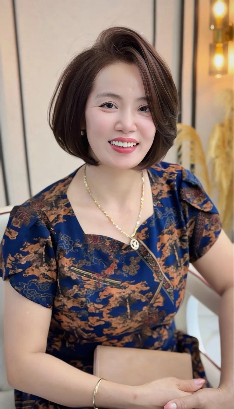 các kiểu tóc dành cho phụ nữ tuổi 50