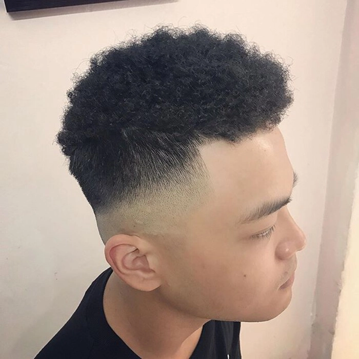cách uốn tóc premlock nam