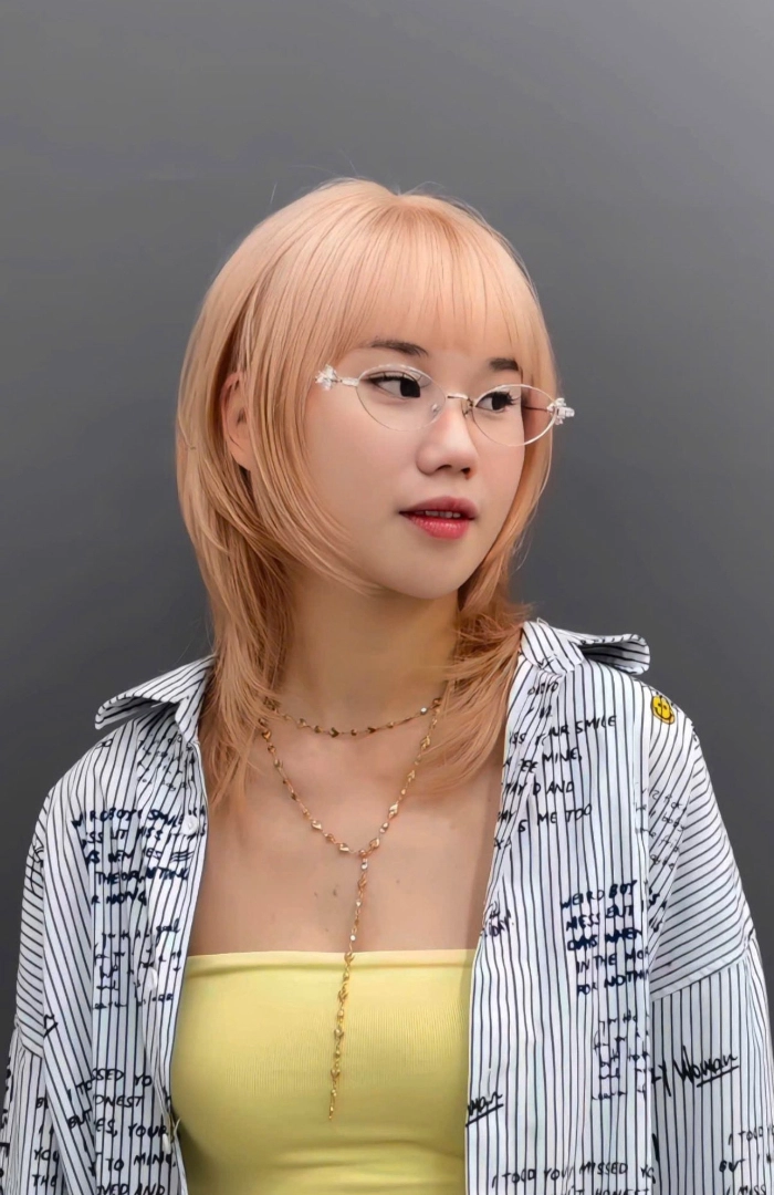 cắt tóc layer mullet nữ ngắn