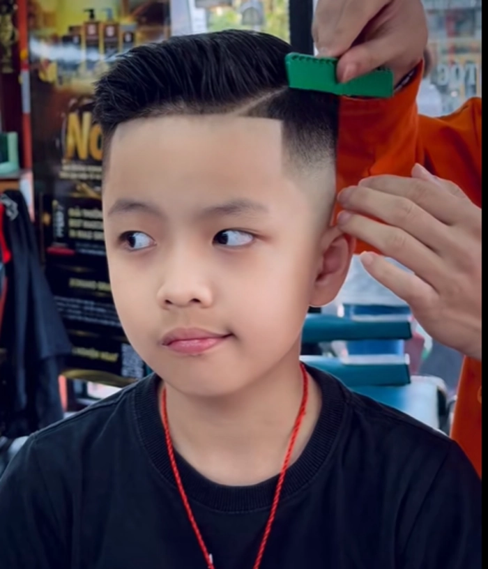 cắt undercut ngắn cho bé trai
