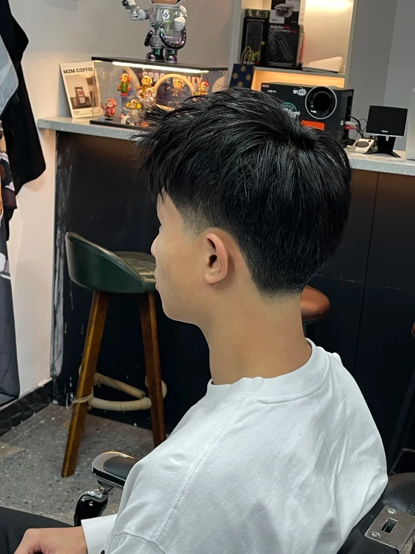 fade tóc nam