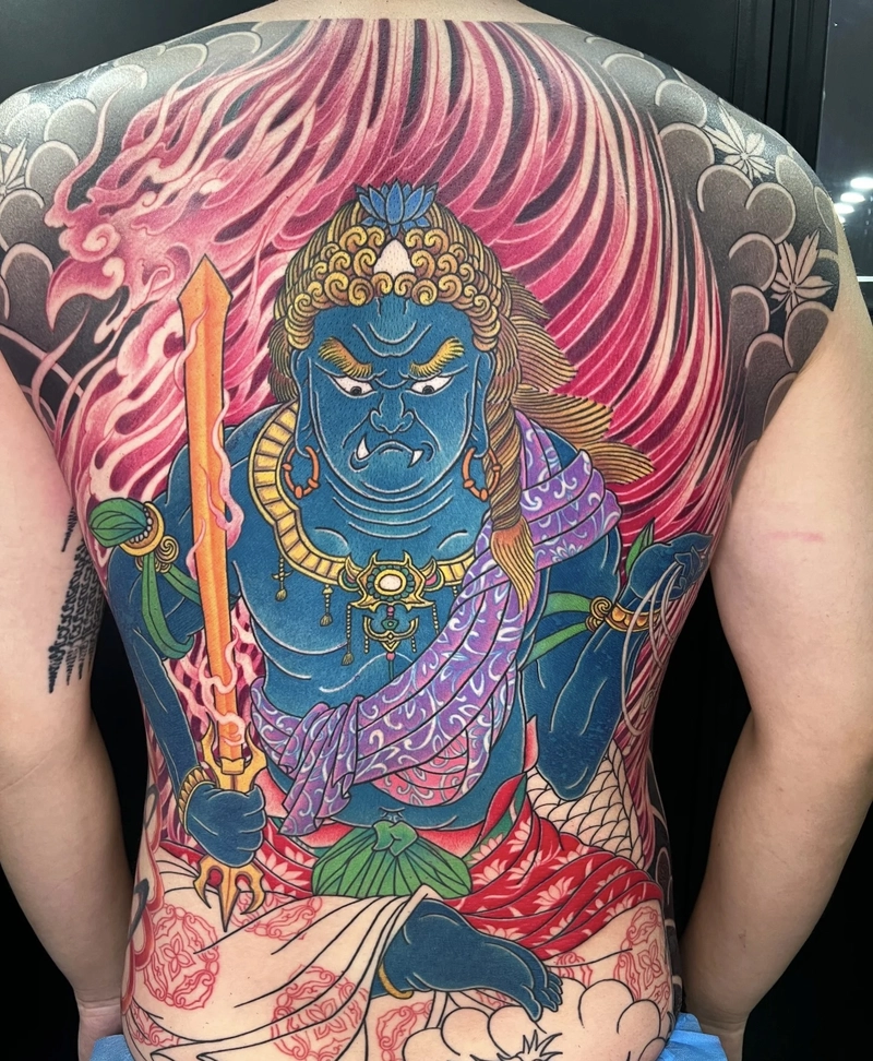 hình xăm bất động minh vương kín lưng