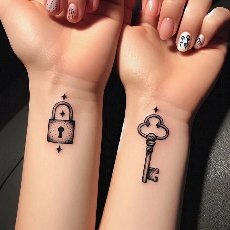 hình xăm cặp đôi dễ thương nhất