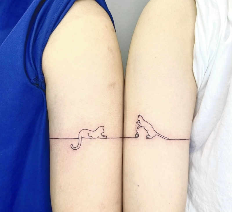 hình xăm couple dễ thương
