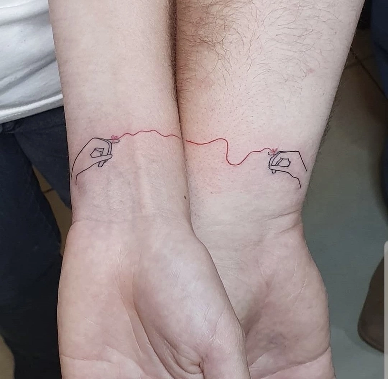 hình xăm couple nhỏ
