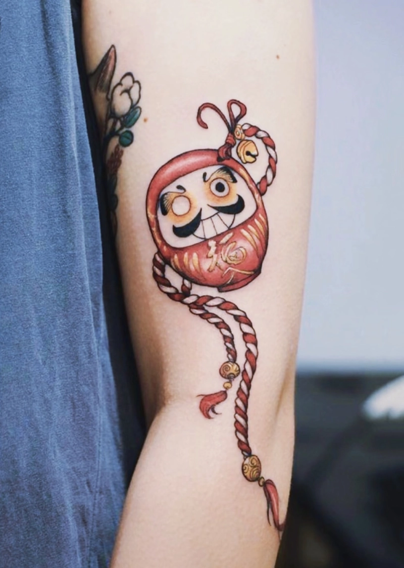 hình xăm daruma đẹp