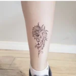 hình xăm đẹp cho nữ ở bắp chân