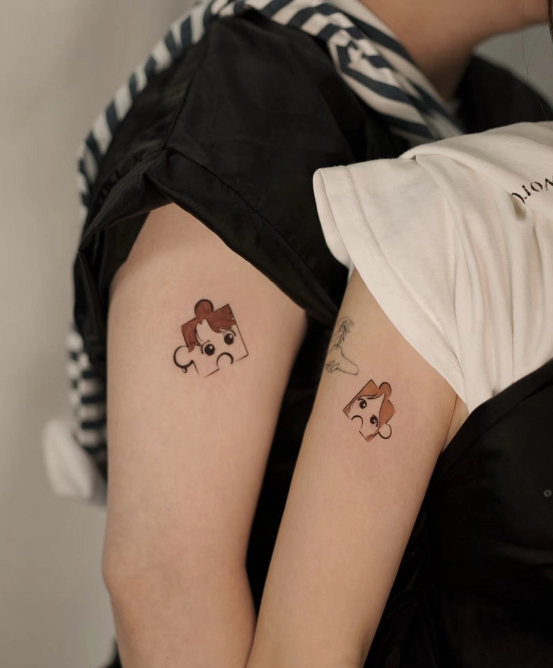 hình xăm mini cho cặp đôi yêu nhau