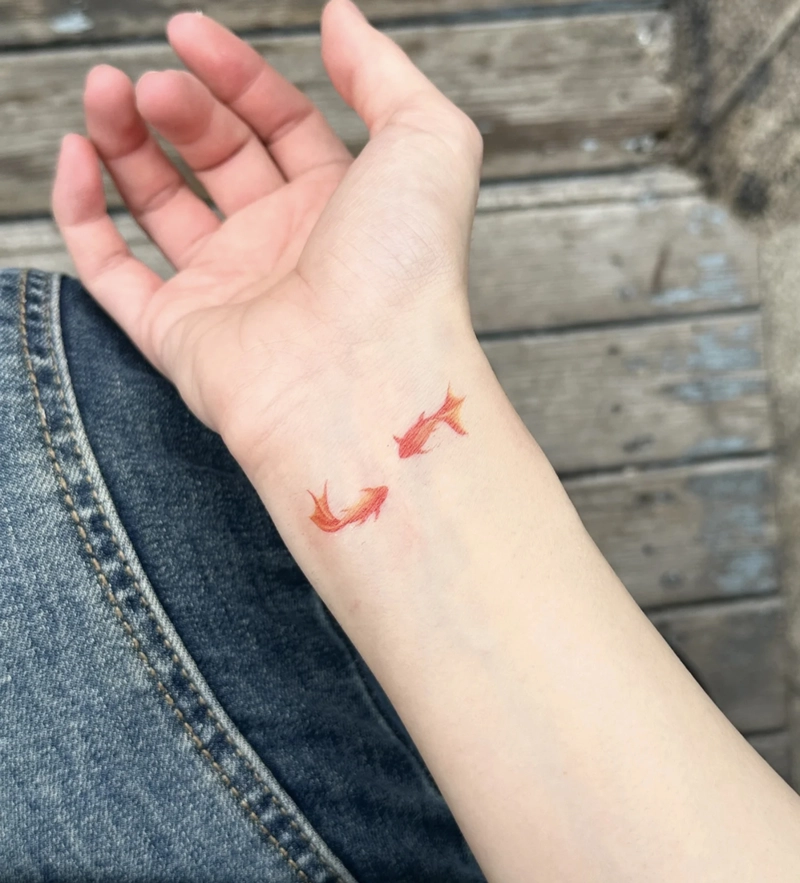 hình xăm mini cute ở tay