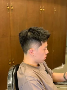 kiểu tóc burst taper fade